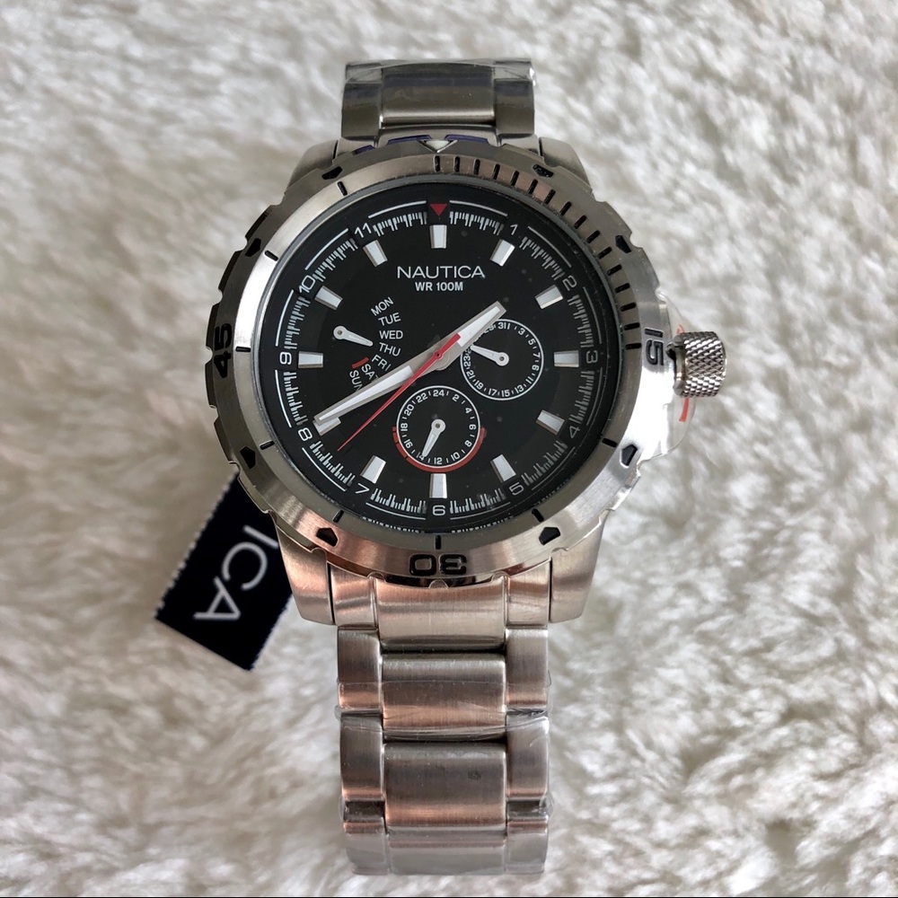 Stainless Steel Men’s Nautica Watch